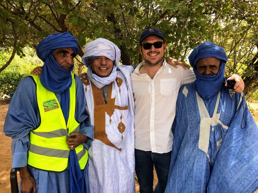 With the fire brigade crew