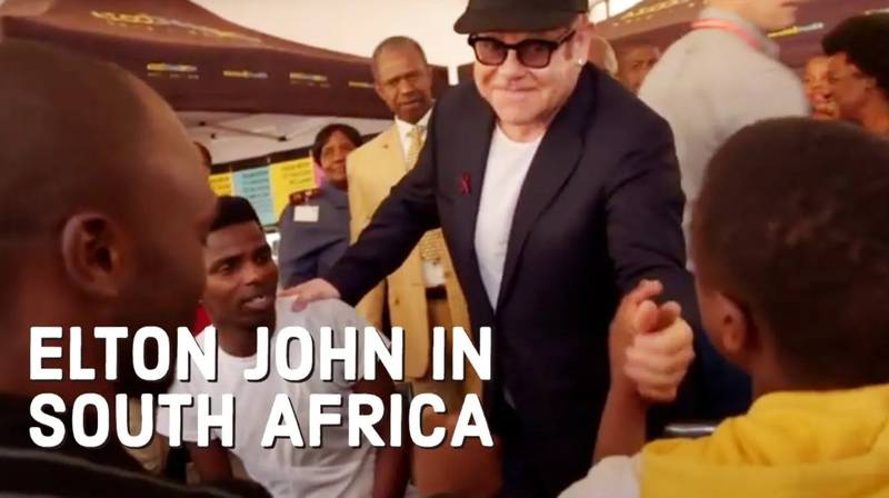 Elton John in South Africa