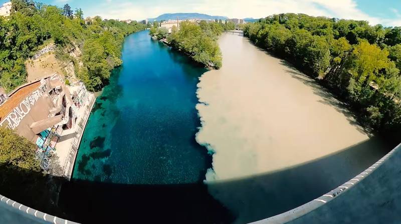 Rhone meets Arve